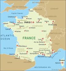   France map   