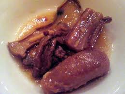 牛のペニスの薬膳風スープ。