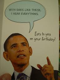 Inside Obama Birthday Card