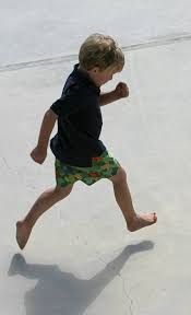 One day when he stops  running  