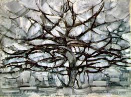 Mondrian  Grey   Tree