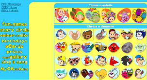 Here is the home page of  CBeebies  