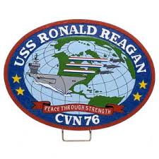 Image CVN-76 USS <b>Ronald Reagan</b> Plaque Picture