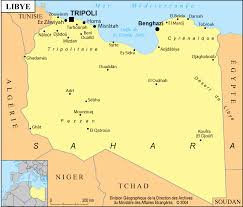 Carte de la Libye