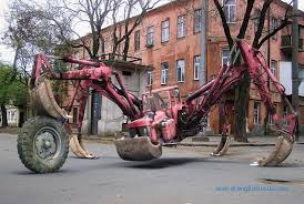 Strange Russian tractor