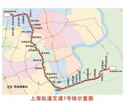轨交7号线全长约34公里，共设