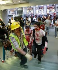   Zombies   invade SF Apple Store
