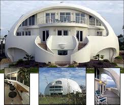 house to a flying saucer