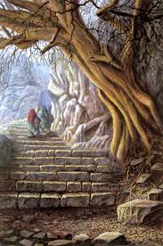 Rough Steps Going Up the  Lonely      