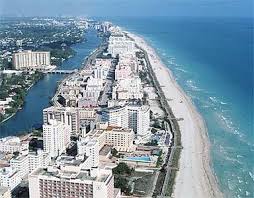 Miami Beach is located just - via Daymix