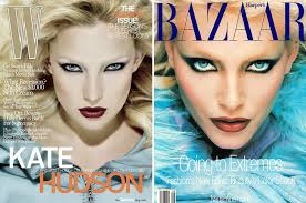 Nadja Auermann Image Kate Hudson W Vs Nadja Auermann Harpers Bazaar — StyleFrizz Picture 7