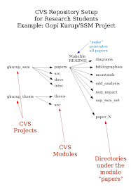 A CVS Project may contain multiple