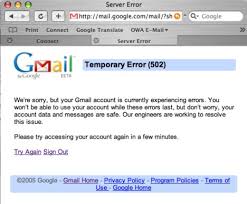 Gmail Down, World Moves On