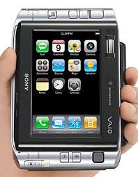 iPhone interface on Sony Vaio