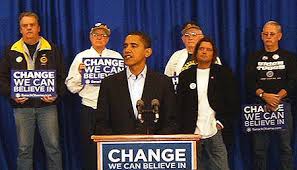 Barack Obama during a press 