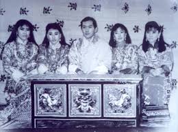 H.M. The King of Bhutan with his 