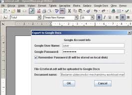 Import Google Docs Files to OpenOffice, Export OpenOffice Files to ...