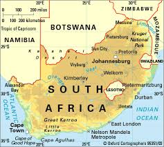 Map of South Africa