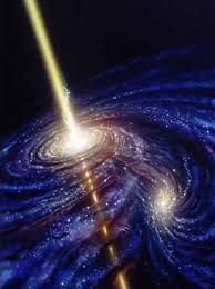 A black hole bends space time