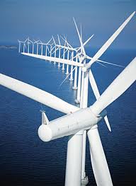The wind farm shown above is in