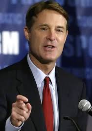 Evan Bayh speaks to members and