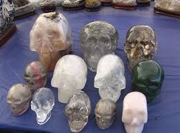 collection of Crystal Skulls