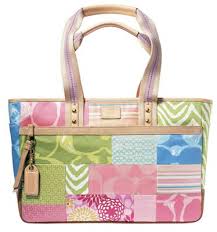 Coach Hamptons Patchwork Soft Tote