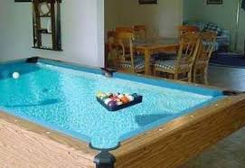 pool table with