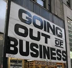 the closing of 117 stores (out