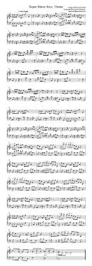 Super Mario Brothers Sheet Music