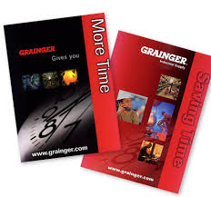 Cover of sales folder for Grainger 