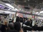 Crowded Japanese Train - Lester Ho In Japan