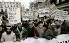 Muslims wuss out on big protest in england! british muslim protest ...