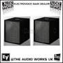 PAIR ELECTROVOICE FORCE I SUB 350W RMS BASS / SUBWOOFERS