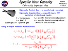 Specific Heats - Calorically Imperfect Gas