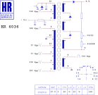 Line Output Transformer / Flyback: HR6036 (HR 6036) - THOMSON LINE ...