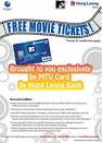 Free Movie Tickets With Hong Leong MTV Credit Card | Malaysia ...