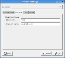 Linux setting hostname and domain name of my server