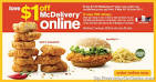 McDonalds McDelivery $1 Promotion | Singapore Everyday On Sales