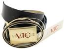 Versace Jeans Couture VJC Womens Leather Navy Blue Belt - Stylehive