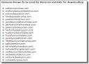 Warezov List - F-Secure Weblog : News from the Lab