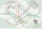 Singapore Metro System Map - Singapore • mappery