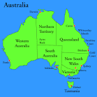 Map of Australia South Pacific Maps