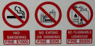 Restrictive signs in metro, Singapore | left our jobs, went to Asia