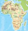 Maps of Africa - Political, physical and road maps of Africa