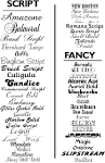 Script Fonts "Izaak Walton League of America"
