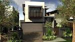 03 3D house rendering. House illustration