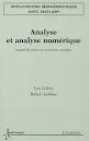 Analyse et analyse numérique: Rappel de cours et exercices ... Analyse et analyse numérique: Rappel de cours et exercices ...