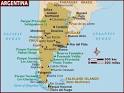 Argentina map caribbean - Country map of Argentina