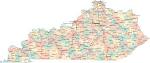 Kentucky Road Map - KY Highway Map